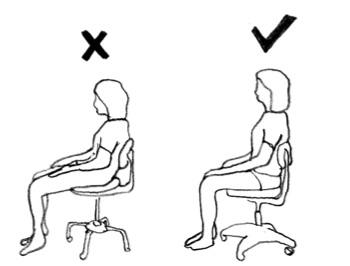 Η λανθασμένη θέση στην καρέκλα μπορεί να δημιουργήσει προβλήματα στη μέση